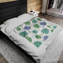 Succulent Plush Blanket