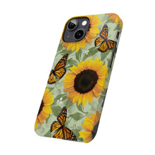 Sunflower Monarch Phone Cases