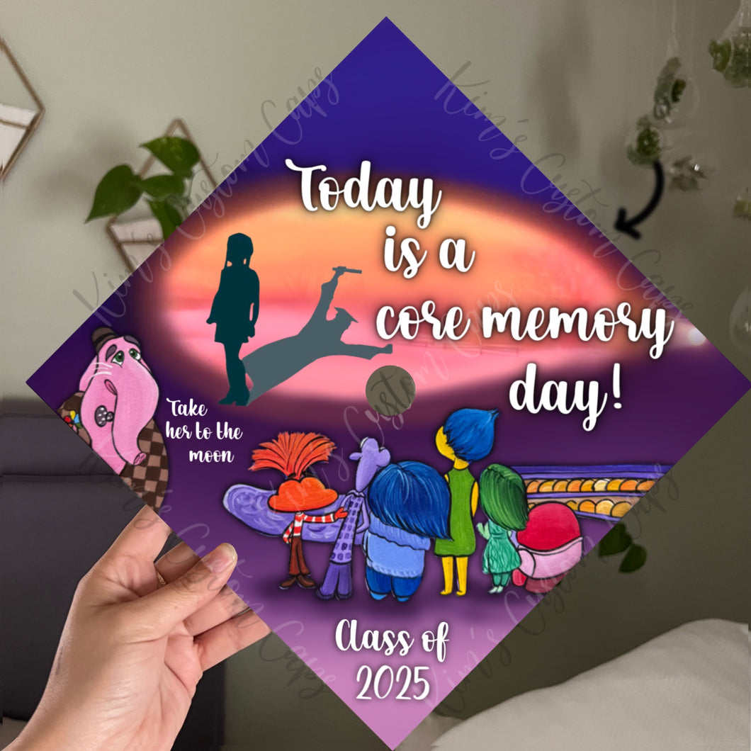 Premade Printed Character Graduation Cap Topper