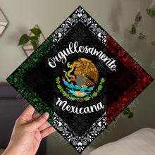 Premade Printed Mexicano/a Mexican Flag Inspired Graduation Cap Topper