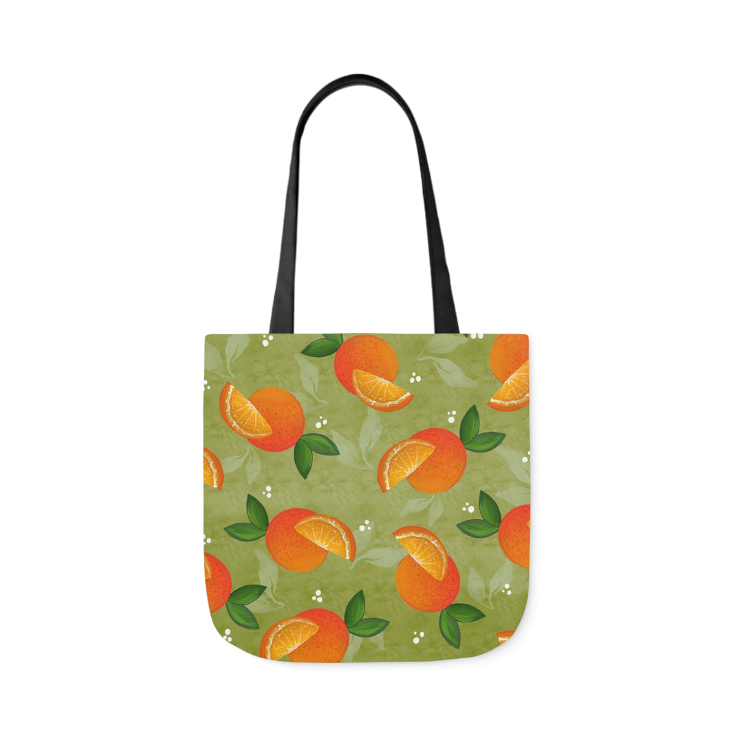 READY TO SHIP Green Oranges Tote Bag