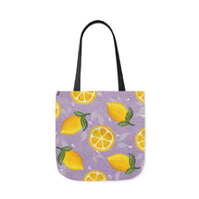 Purple Lemons Citrus Tote Bag