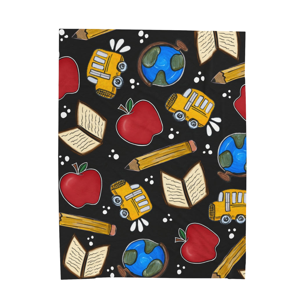 READY TO SHIP Teacher Fleece Blanket