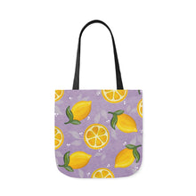 Purple Lemons Citrus Tote Bag