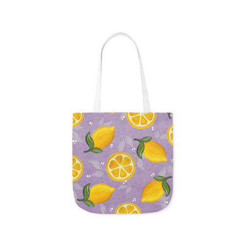 READY TO SHIP Purple Lemons Tote Bag