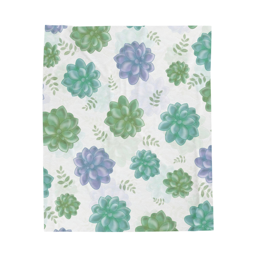 READY TO SHIP Succulent Fleece Blanket