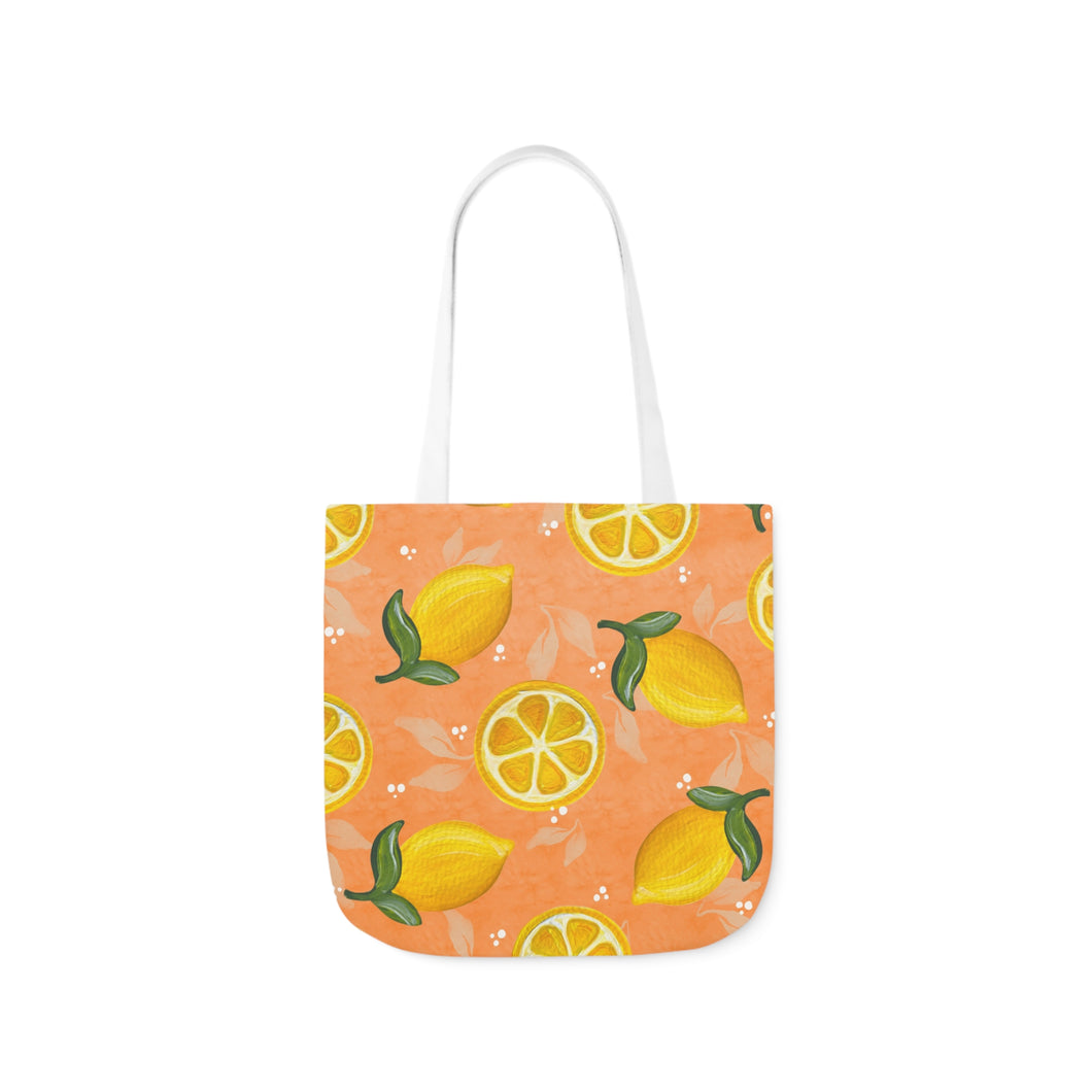 READY TO SHIP Orange Lemons Tote Bag