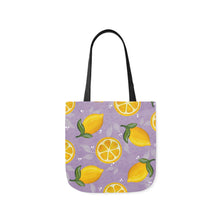 Purple Lemons Citrus Tote Bag