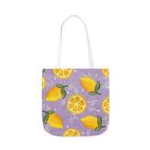 Purple Lemons Citrus Tote Bag