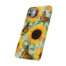 Sunflower Monarch Phone Cases