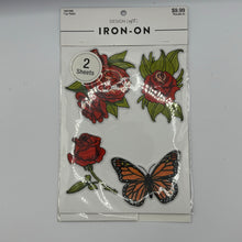 Flowers/Butterfly Iron-On Patches