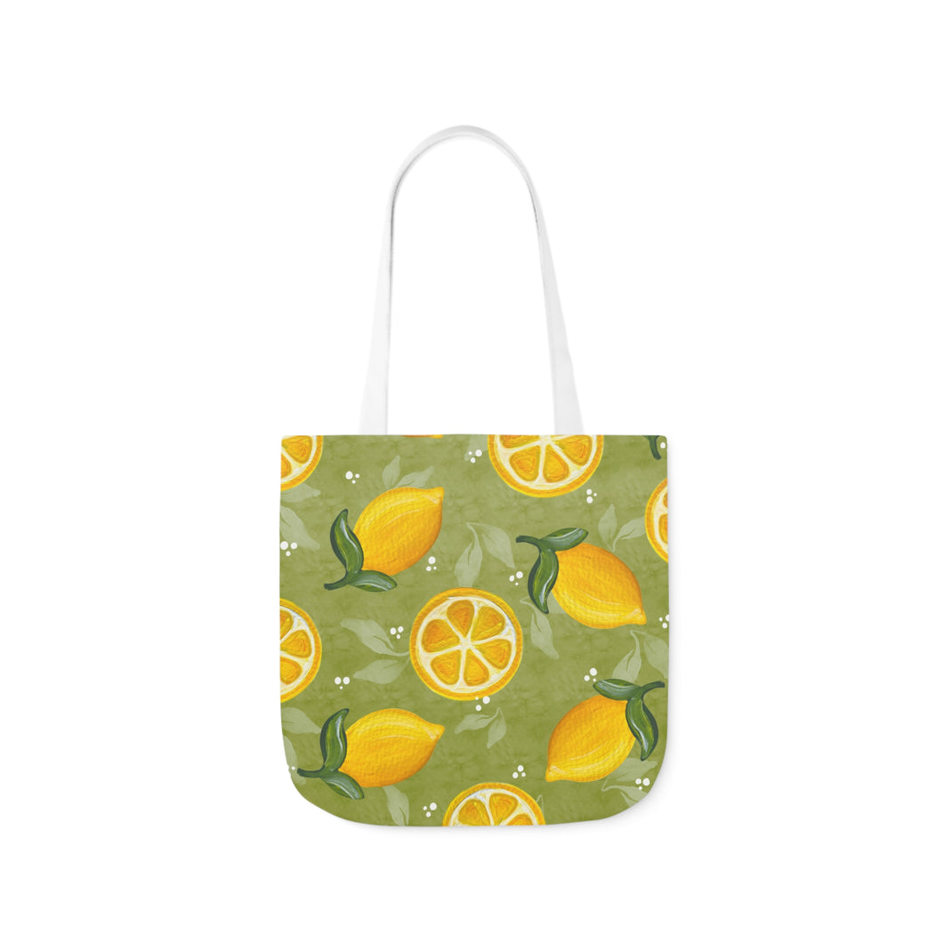 READY TO SHIP Green Lemons Tote Bag