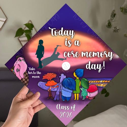 Premade Printed Character Graduation Cap Topper