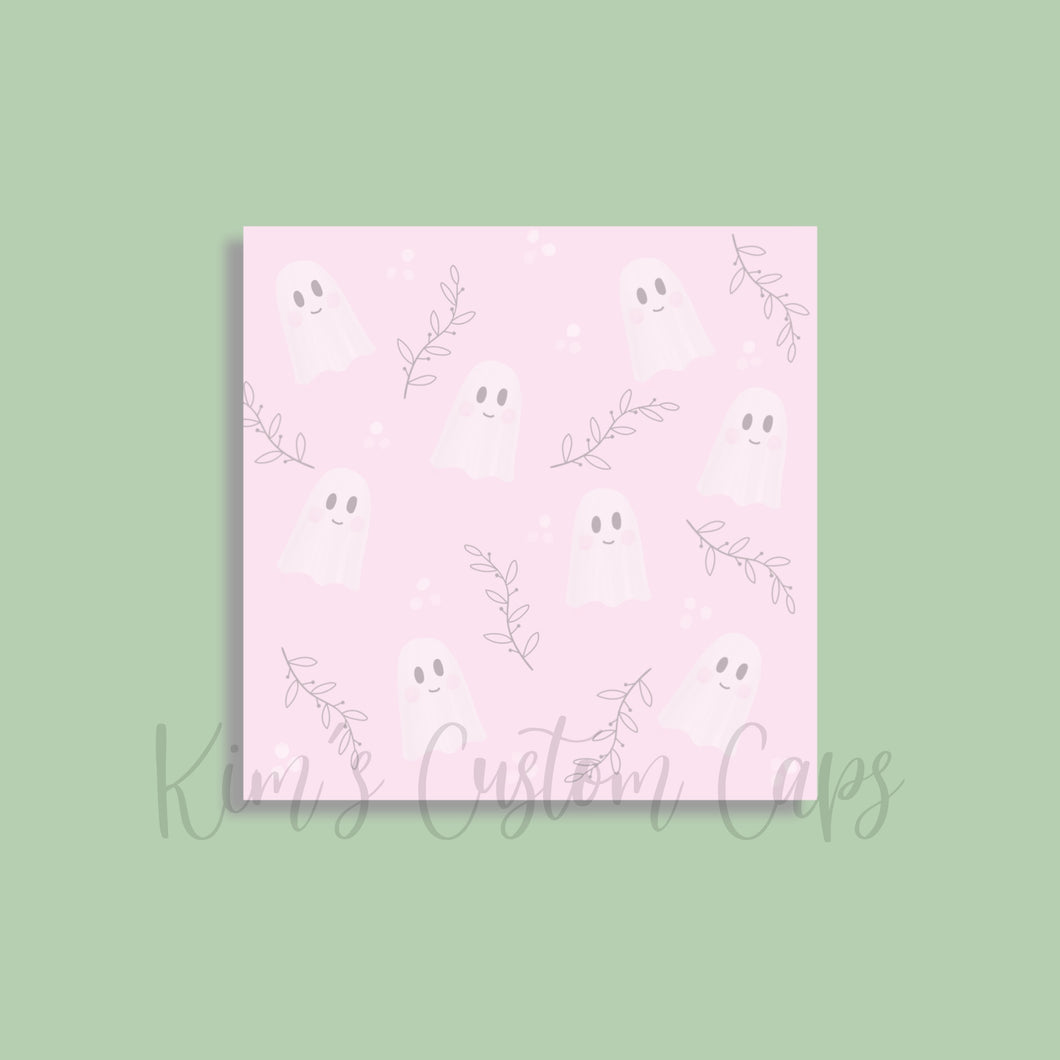 Pink Ghosts Sticky Notes