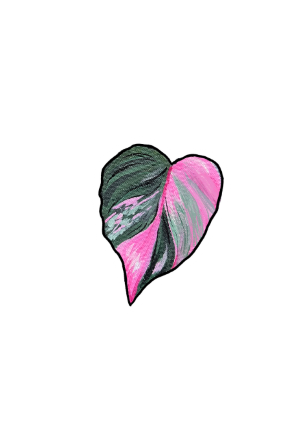 Pink Princess Philodendron Sticker