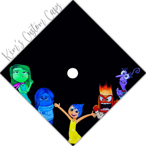 Custom Quote Psychology Mental Health Character Printed Graduation Cap Topper