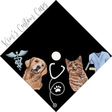 Custom Quote Veterinarian Veterinary Vet Tech Printed Graduation Cap Topper