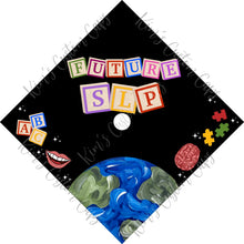 Premade Speech Language Pathologist SLP Printed Graduation Cap Topper