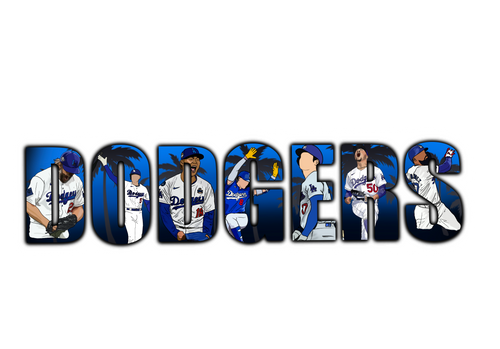DODGERS Sticker