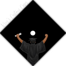 Custom Quote Male Graduate Printed Graduation Cap Topper