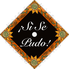 Premade Printed Mexican Pottery Barro Graduation Cap Topper