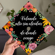 Premade Spanish Printed Graduation Cap Topper