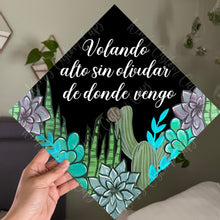 Premade Spanish Printed Graduation Cap Topper