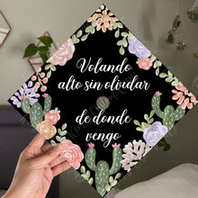 Premade Spanish Printed Graduation Cap Topper