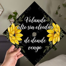 Premade Spanish Printed Graduation Cap Topper