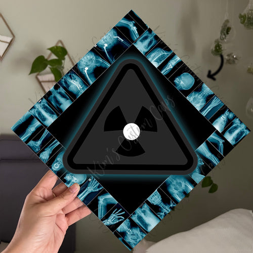 Custom Quote X-Ray Radiology Tech Xray Radiologist Printed Graduation Cap Topper