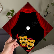 Theatre Arts Drama Printed Graduation Cap Topper