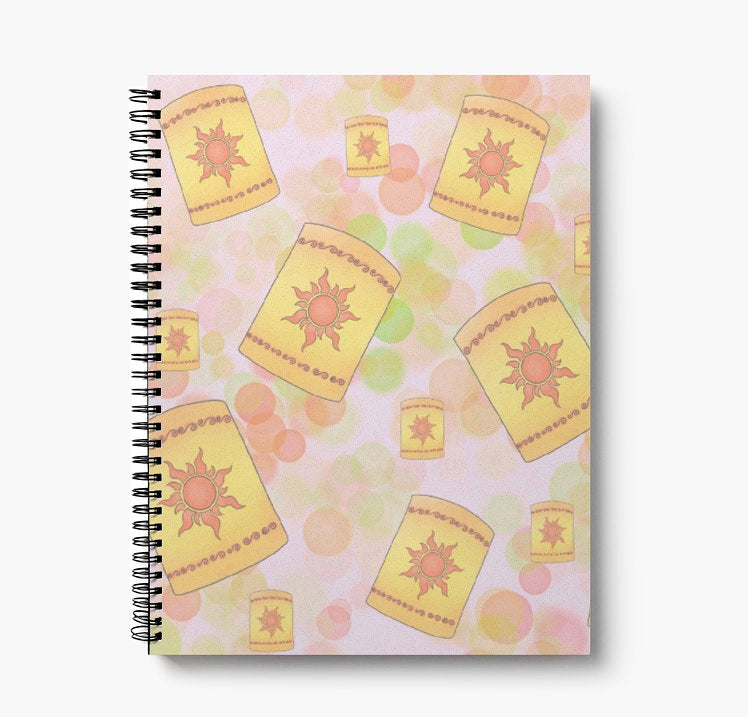 Lanterns 8.5” x 11” Lined Softcover Notebook