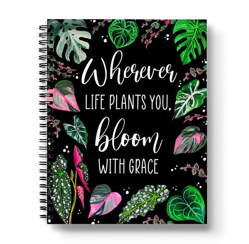 Plant Lover 8.5” x 11” Lined Softcover Notebook