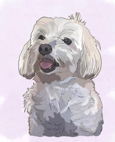 Digital Pet Portrait