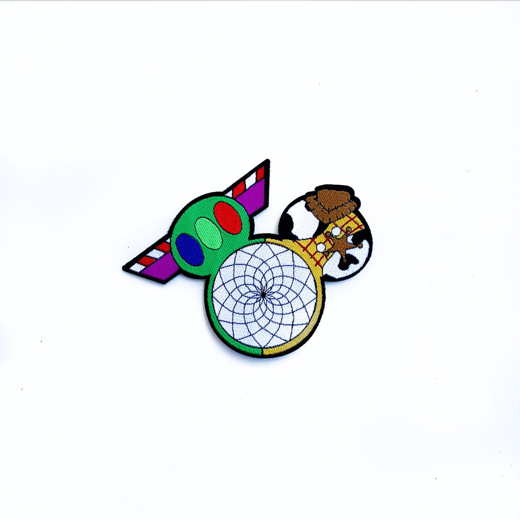 Cowboy/Astronaut Woven Patch