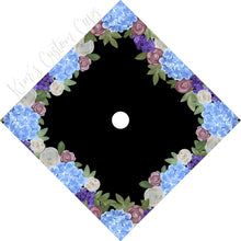 Custom Quote Floral Printed Graduation Cap Topper