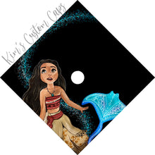 Custom Quote Ocean Princess Printed Graduation Cap Topper